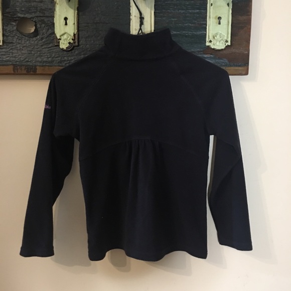 2/$18 Columbia Black Fleece 1/4 Zip Pullover Shirt Size Small (7/8 years) - Picture 7 of 11